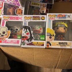 Naruto & Zombie Morbius & Bony Tony 