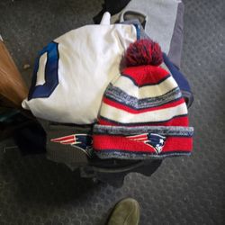2 Patriots Hats and Tatum USA Jersey 