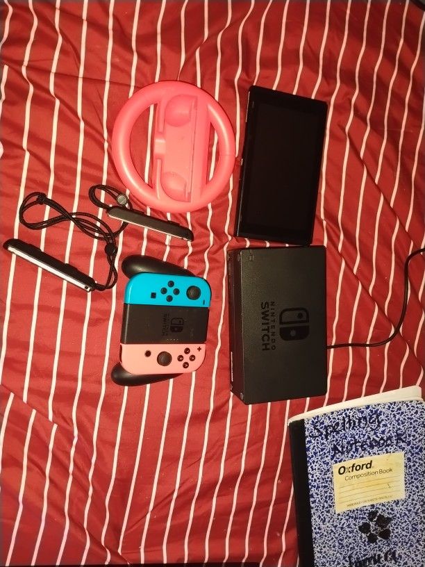 Nintendo Switch With 4 Games