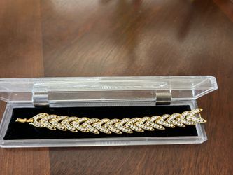 Vintage Rhinestone Bracelet  (Nolan Miller )   $48