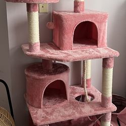Pink Cat Tree