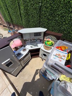 Kids Kitchen corner play-set with toys