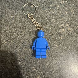 LEGO Blue Minifigure Keychain
