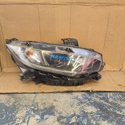 Honda Civic 2016 2017 2018 2019 2020 2021 Headlight 