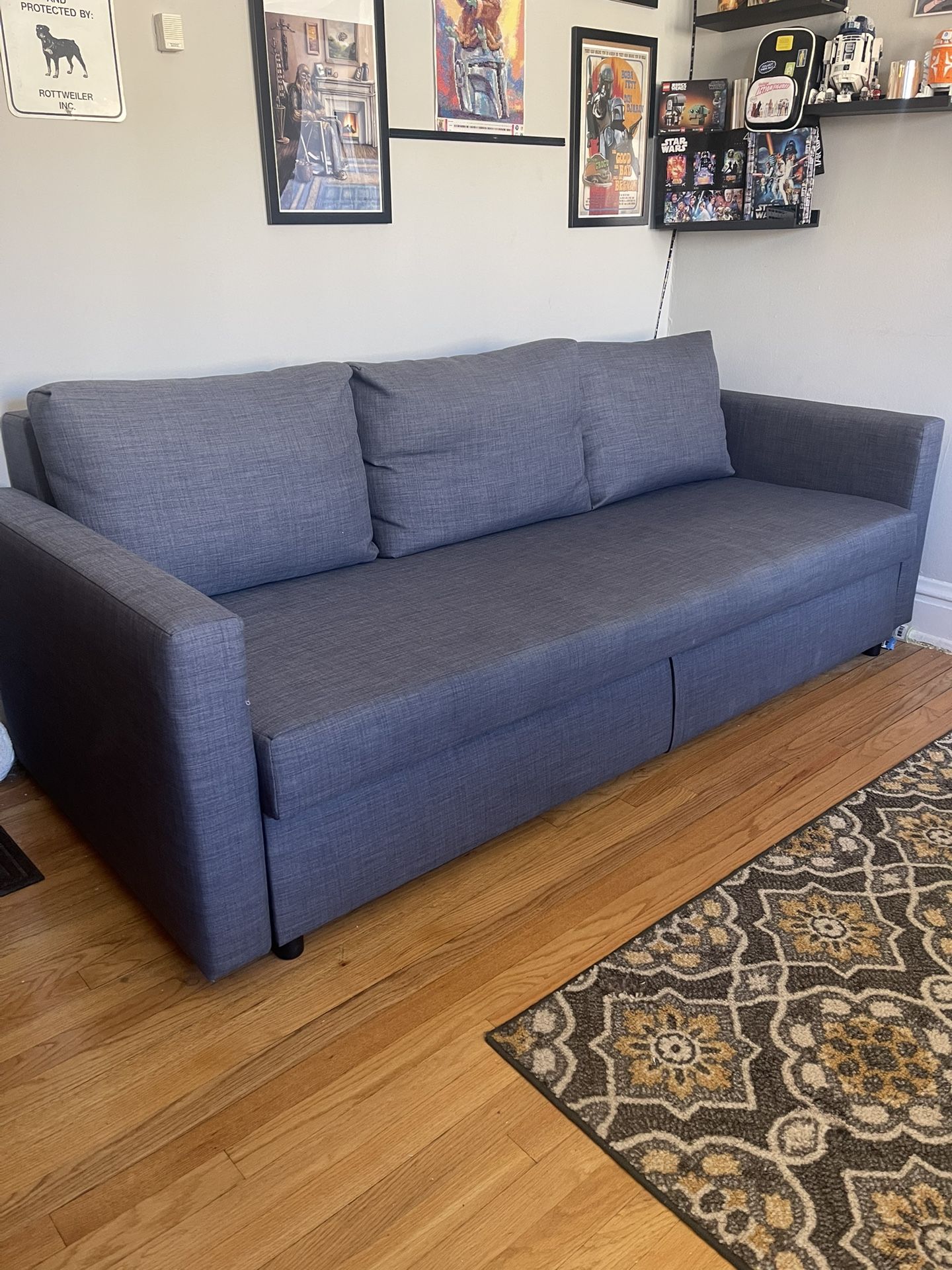 Queen Size IKEA Pullout Bed Couch