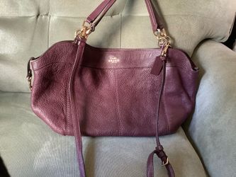 Coach Purple Purse Shoulder Bag