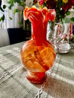 1950 Italian art blow glass base