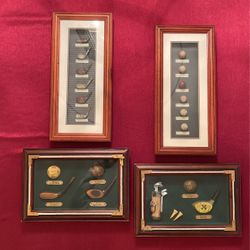 Golf themed wall art