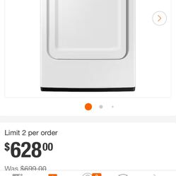 New Samsung Electric Dryer