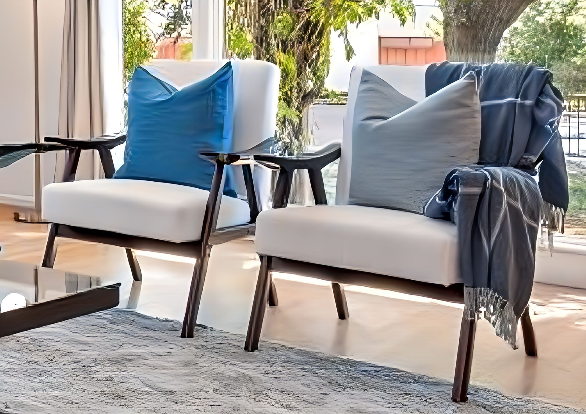 TWO FABULOUS CHAIRS—ONLY USED IN STAGING 125 For BOTH for Sale in