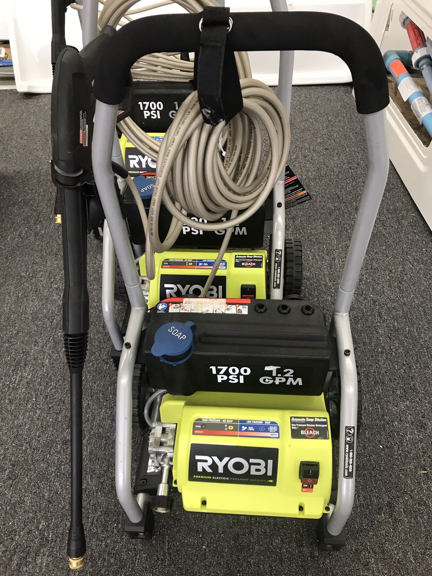 1700 Psi Ryobi Pressure Washer