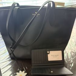 Kate Spade Black Purse & Wallet