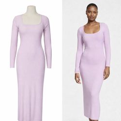 Victoria Secret Ribbed Modal Pink Valentine Dress Size XL