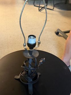 Black Table Lamp Base No Shade