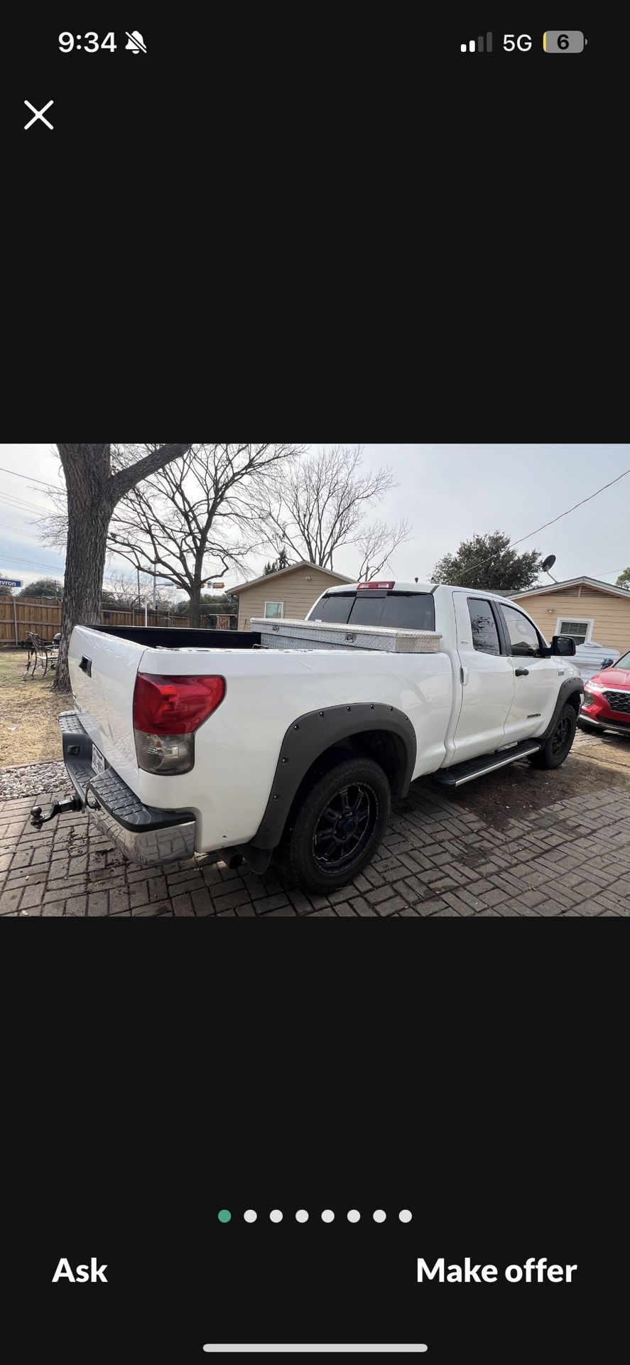 White Toyota Tundra $7,(contact info removed)
