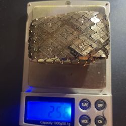 Silver Bracelet Rhodium Plated 