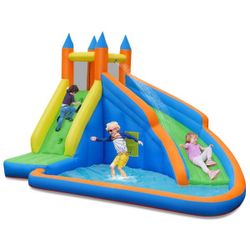 Inflatable Water Slide Mighty Bounce House Jumper Castle Moonwalk without Blower