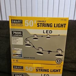2 Boxes Of 50' Linkable String Lights
