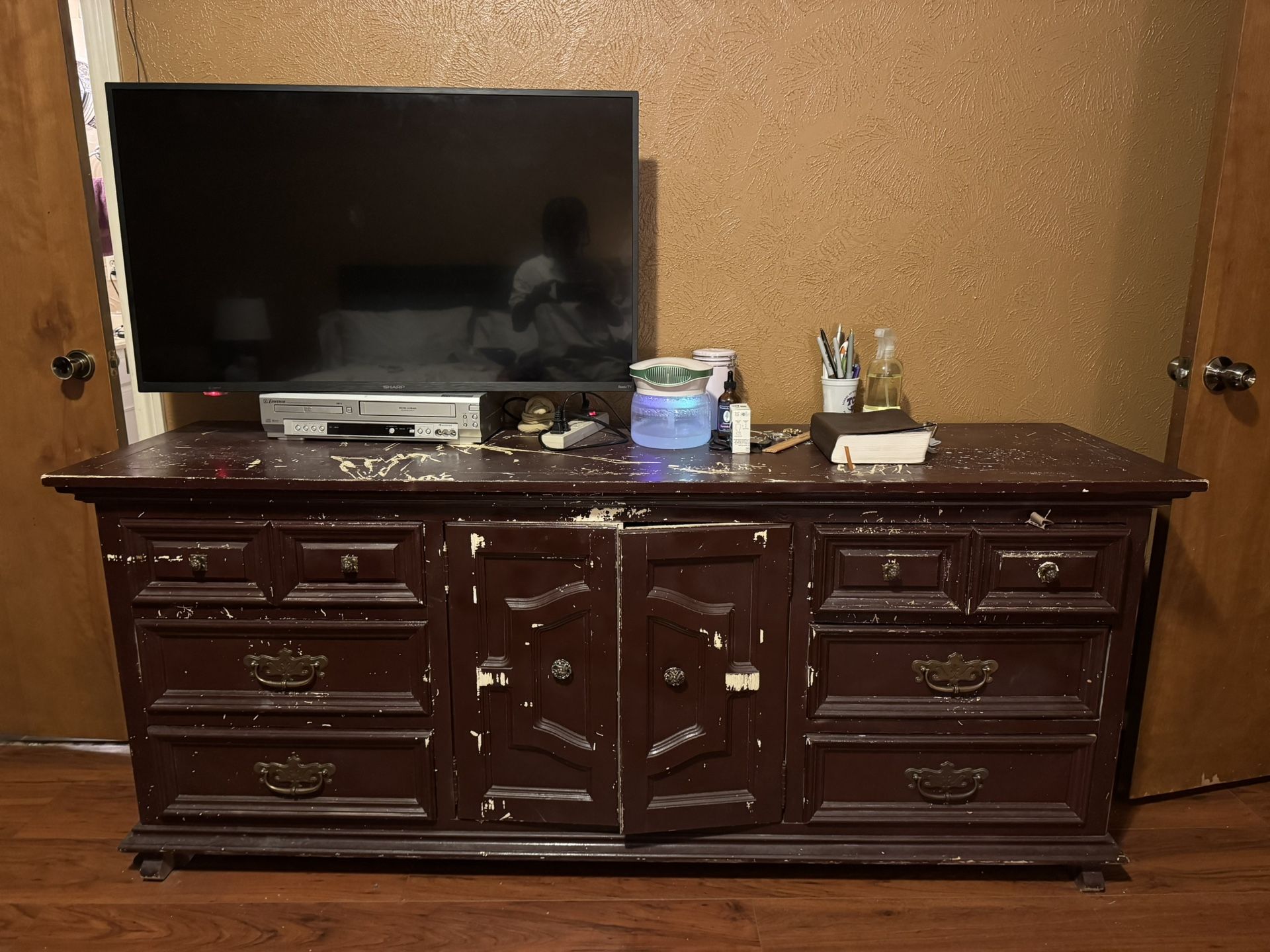 Wooden Dresser & Tv stand