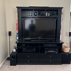 46 Inch Samsung TV and TV console/stand