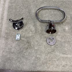 Bathroom, toilet paper and bathroom towel hook