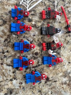 LEGO spider man minifigure lot of 9
