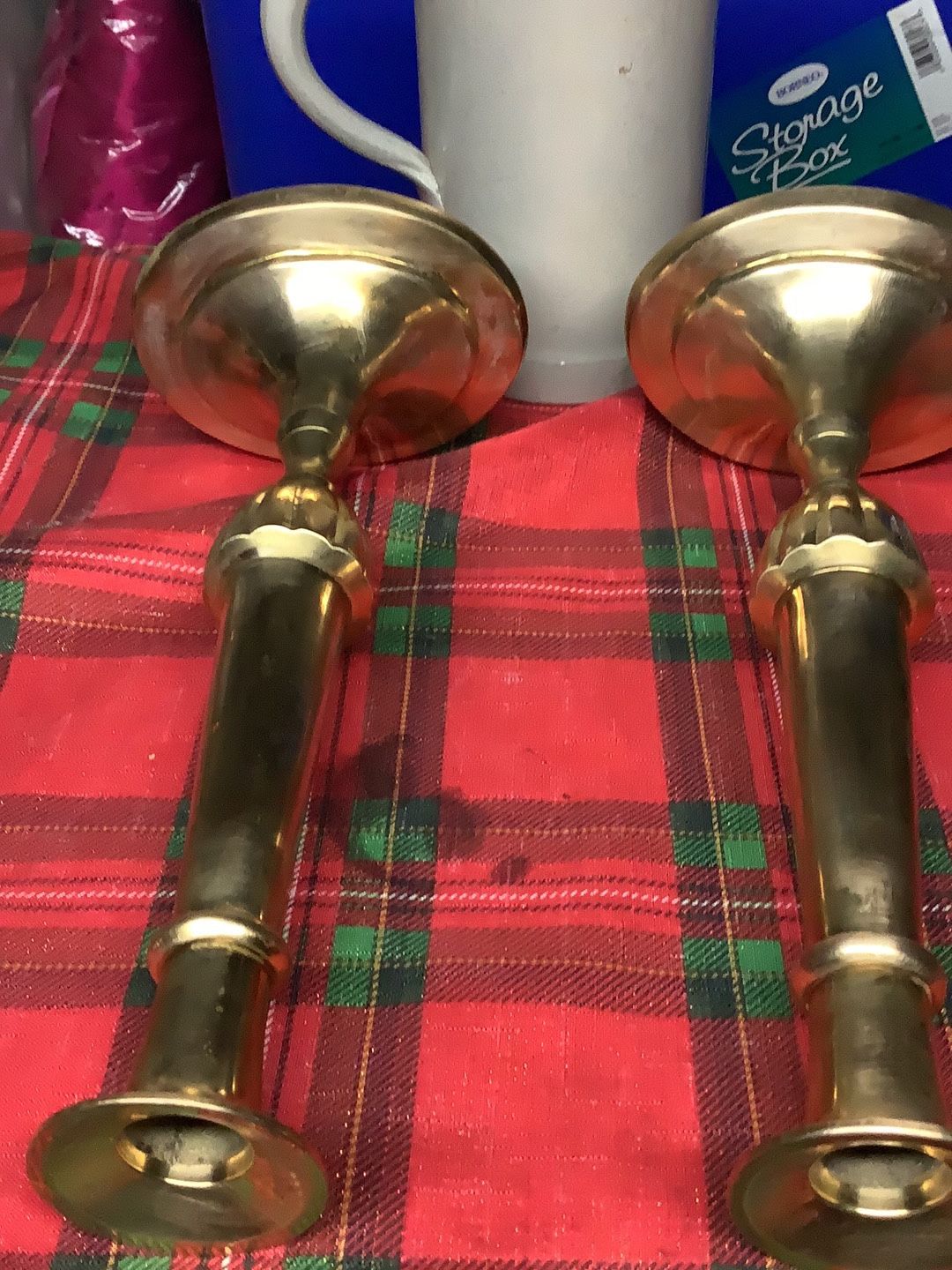 Pair Of Brass Candlestick