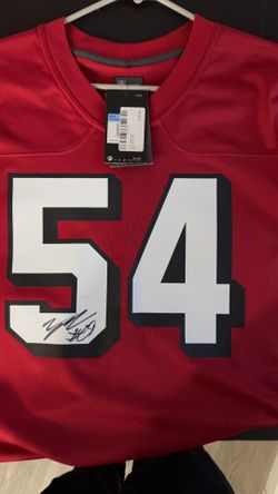 FRED WARNER SIGNED JERSEY SZ M