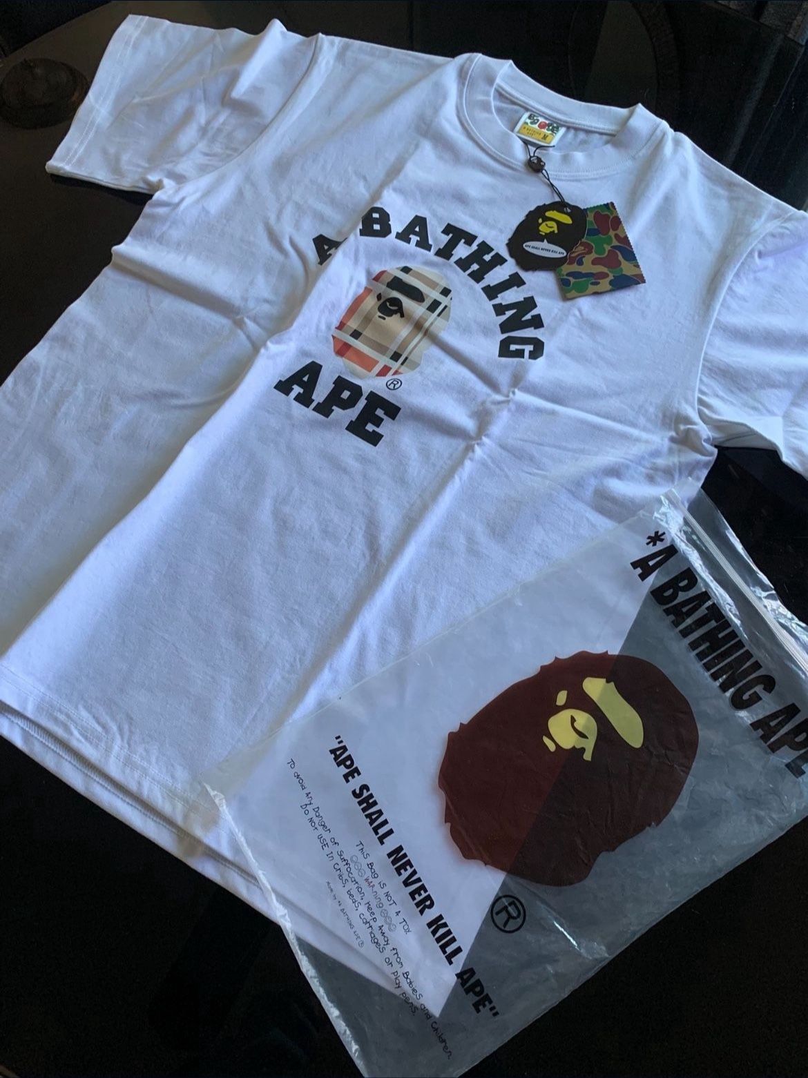 Bape Burberry Exclusive Limited Edition Tee