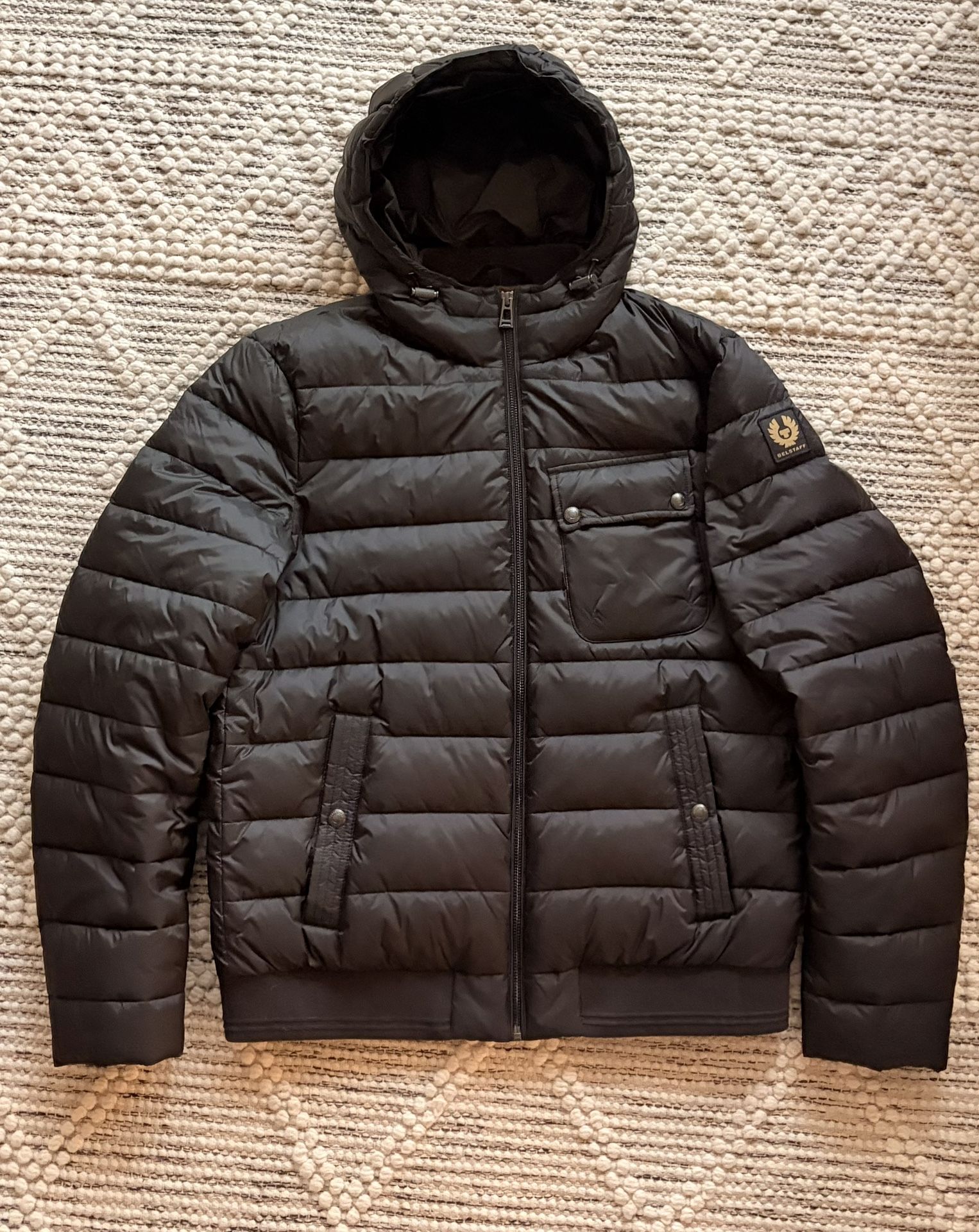 Belstaff Mens Hooded Down Jacket  Size M 50