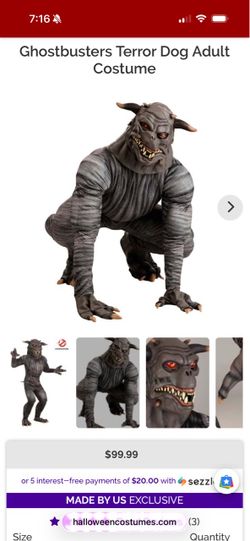Ghostbusters Terror Dog Costume