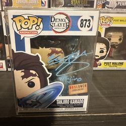 Demon Slayer Funko POP signed