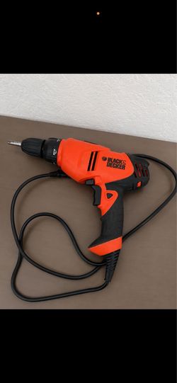 2-Drill Bundle – Black+Decker Corded Drill & AVID POWER Cordless Drill (Used)