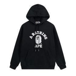 Bape College Black Hoodie (NEW)