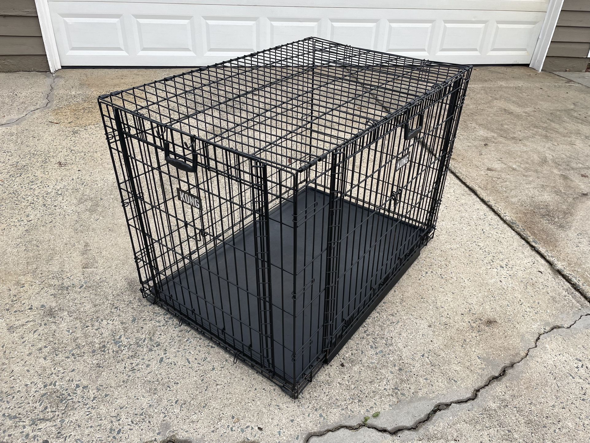 Large Dog Crate 42”X28”X 31” High .