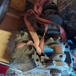 Pontiac 350 Engine Block And Crank