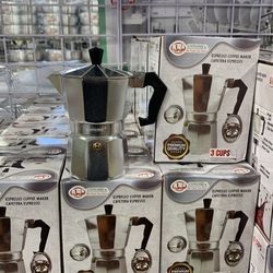Espresso Coffee Maker 3 Cups