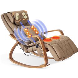 Rocking Chair with Massage And Reclining Function 