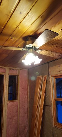 Hunter 44" Ceiling Light & Fan