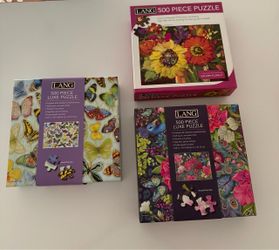 Lang 500 Piece Puzzles – Set of 3