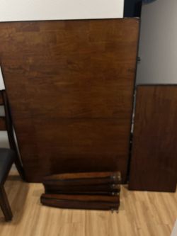 Heavy Wood Dining Room Table