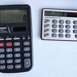 Free Vintage Calculators Casio SL-510, Texas Instruments 307 (NE Lake Stevens / Granite Falls)