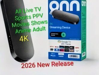 Streaming device ONN All Games All Sports Fire All PPV All Movies All Shows Adult Live TV Anime Stick raiders NFL ufc MLB dodgers mma