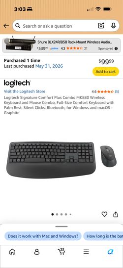 Logitech keyboard
