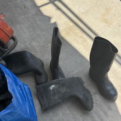 Rubber Boots Different Sizes