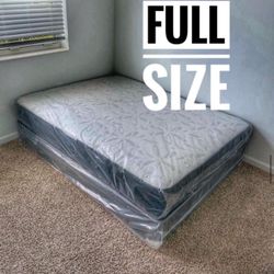 NEW Mattress Full Size With Box Spring // Offer  🚚