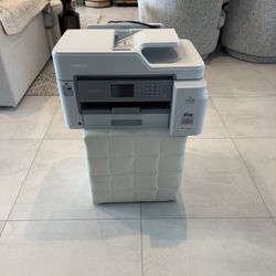 Brother J5845DW printer along with 7 UNUSED cartridges