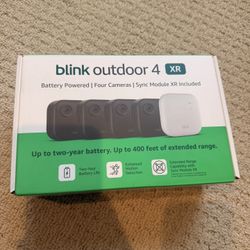 Blink Outdoor 4 (4th Gen) XR 4-Camera System with Sync Module XR