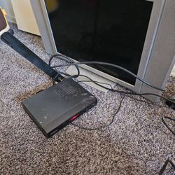 Analog TV With Converter Box