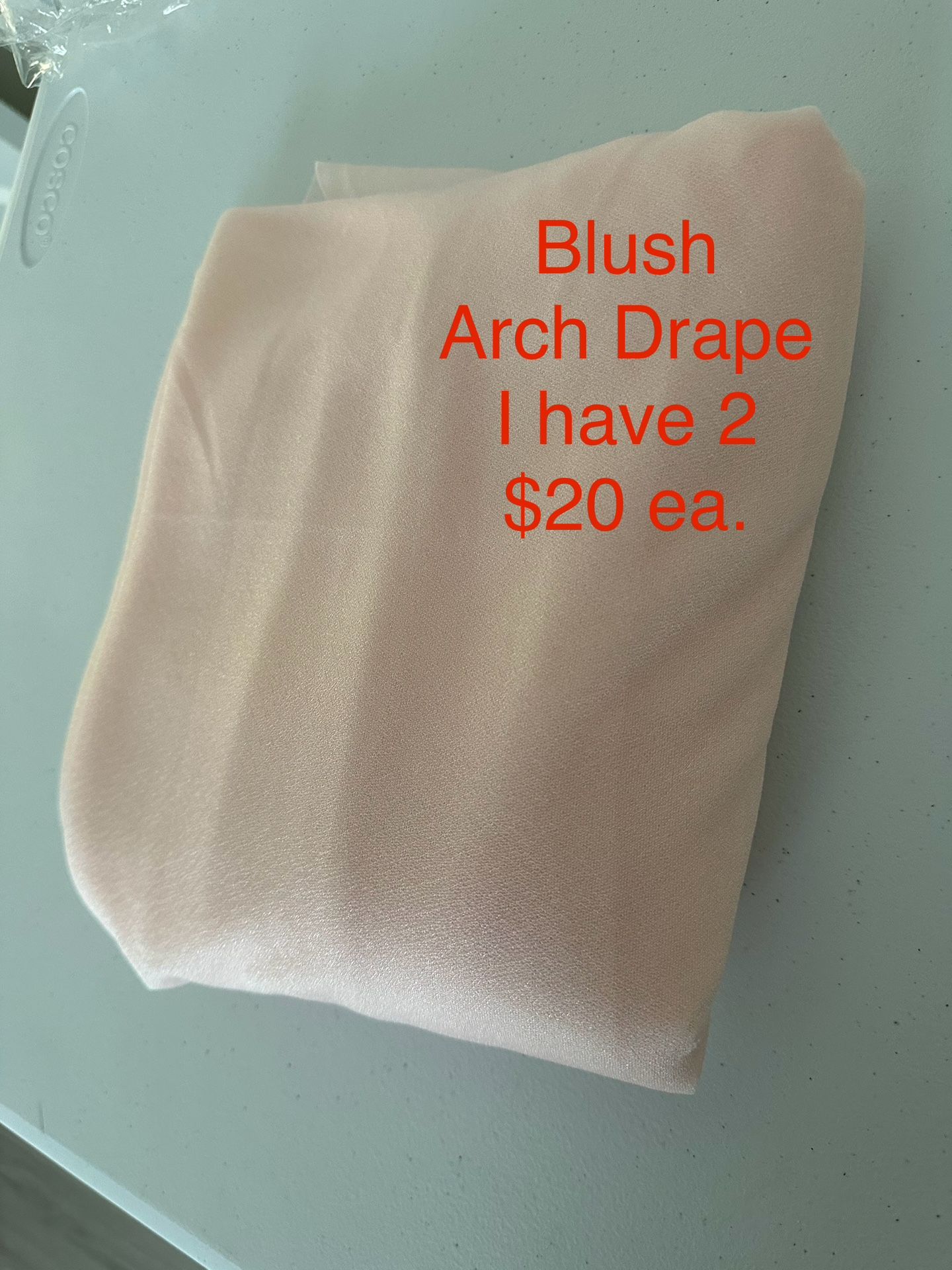 Blush Arch Drape